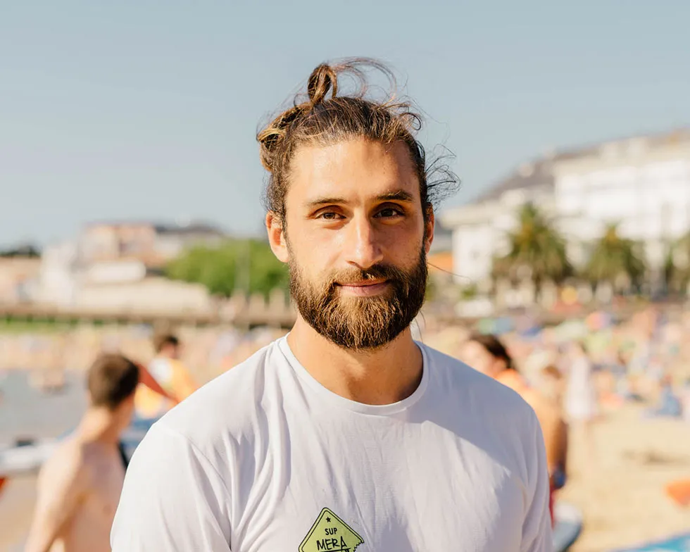 Retrato de Guillermo para a sección de testemuños de Enki.