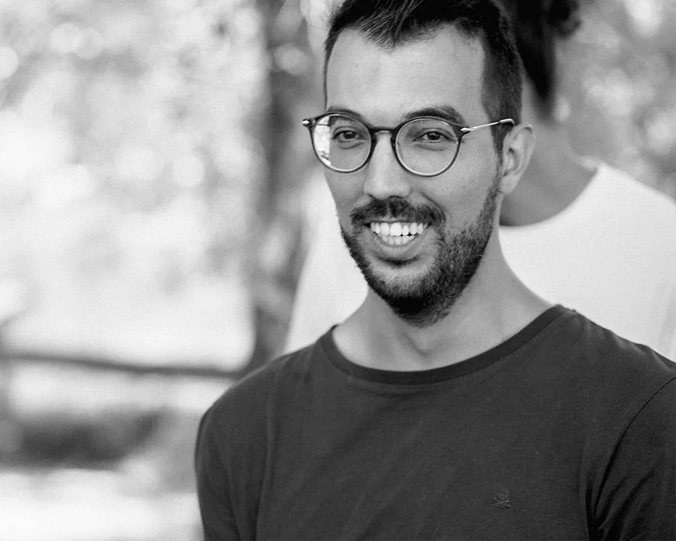 Retrato de Manuel para a sección de testemuños de Enki.